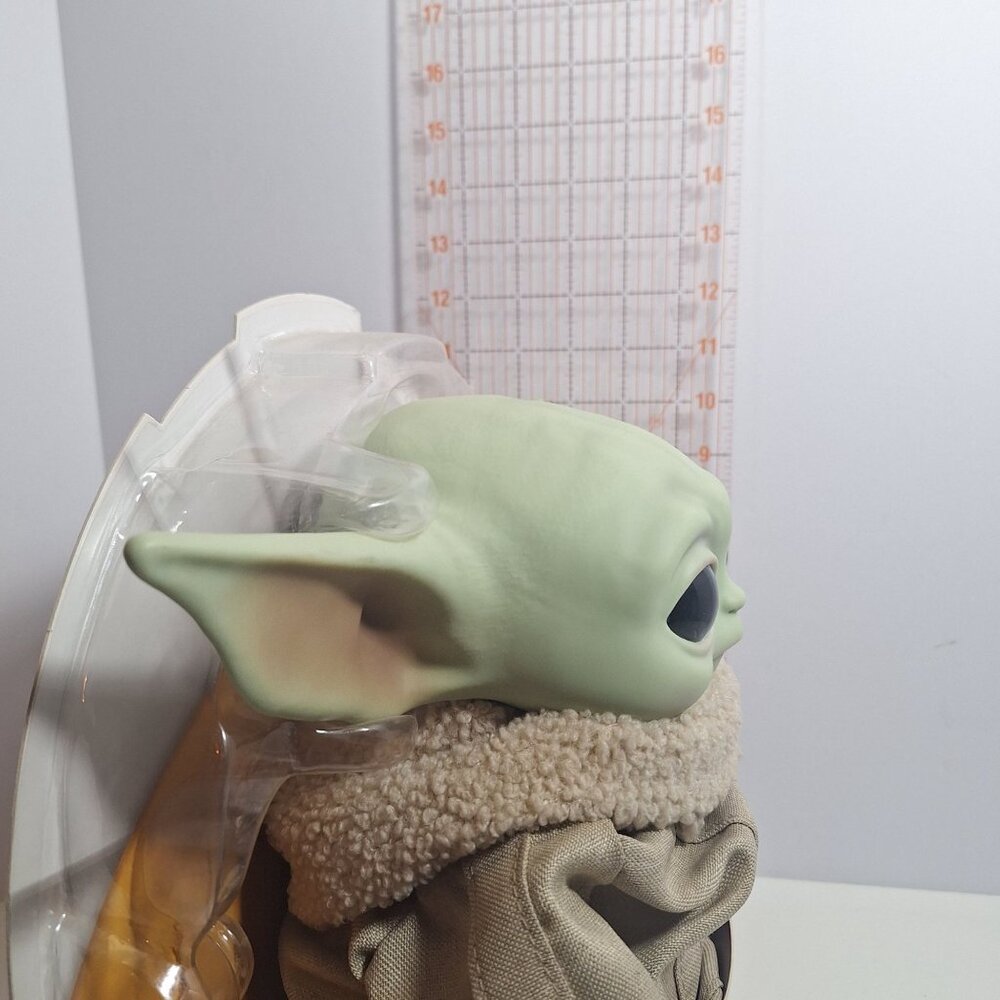 Star Wars The Mandalorian Grogu Child Baby Yoda Plush Toy 11" Disney Mattel - Picture 8 of 16